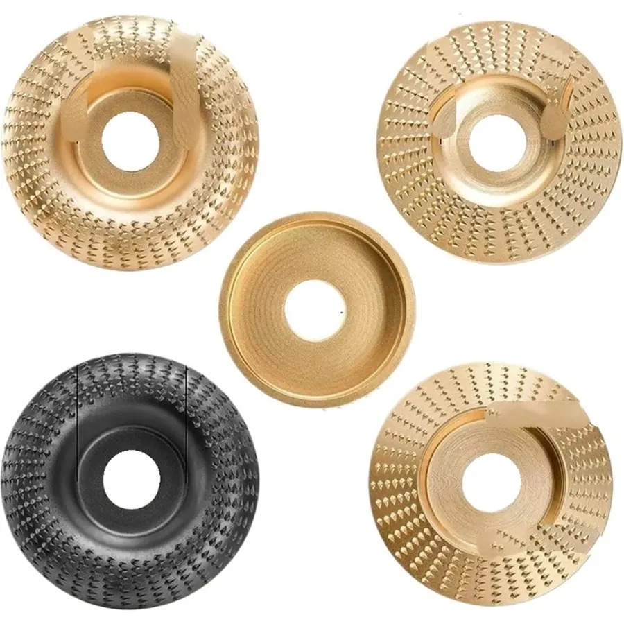 1/5 Pcs Wood Grinding & Polishing Rotary Disc Set for Angle Grinder(5Pcs Set)