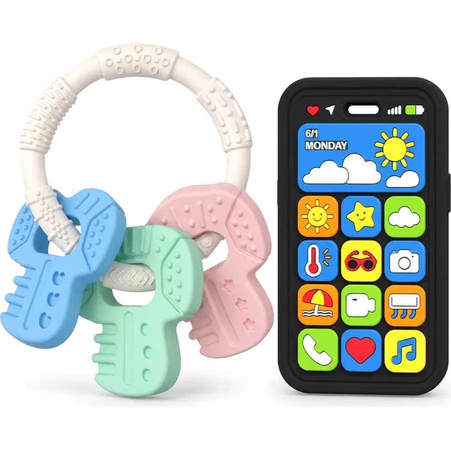 1 Keys + 1 Remote Baby Teether