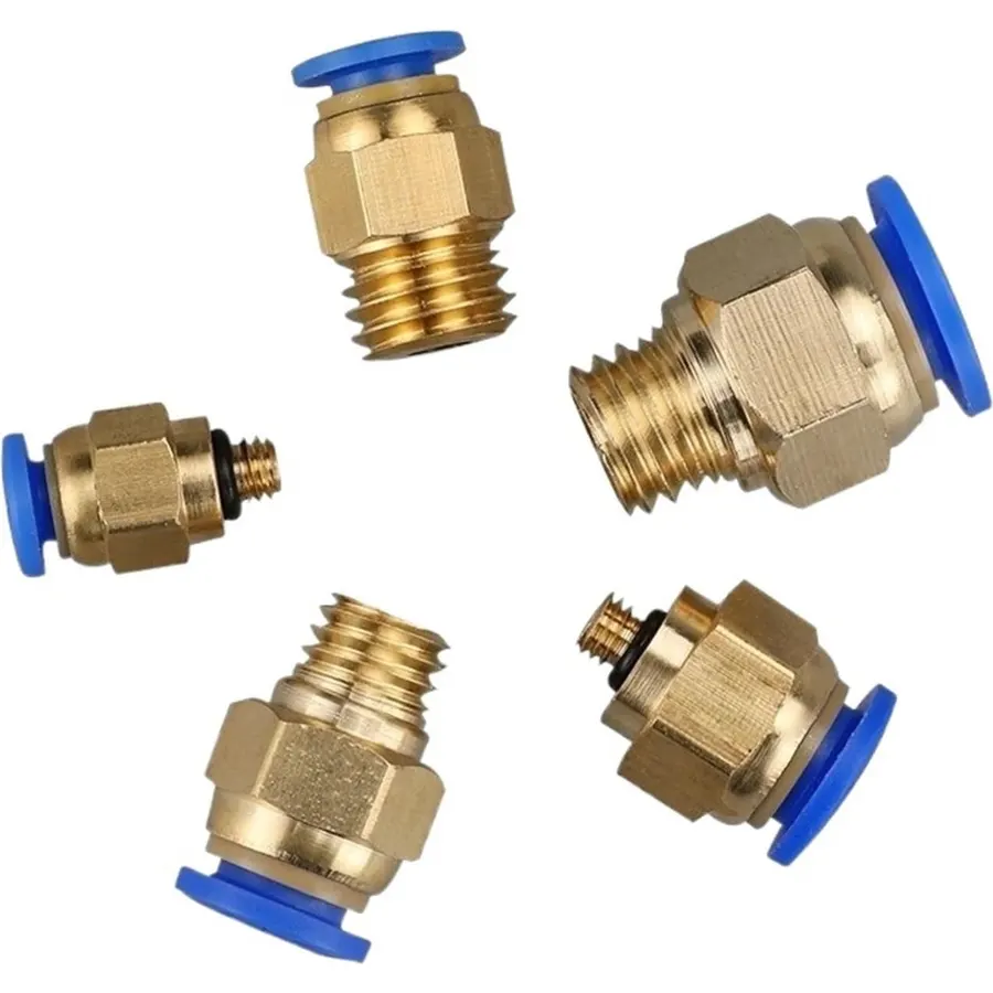 1× Pneumatic Valve Accessory m12X1.75-M5 M6 M8 M10 M12 M14 M16 M20