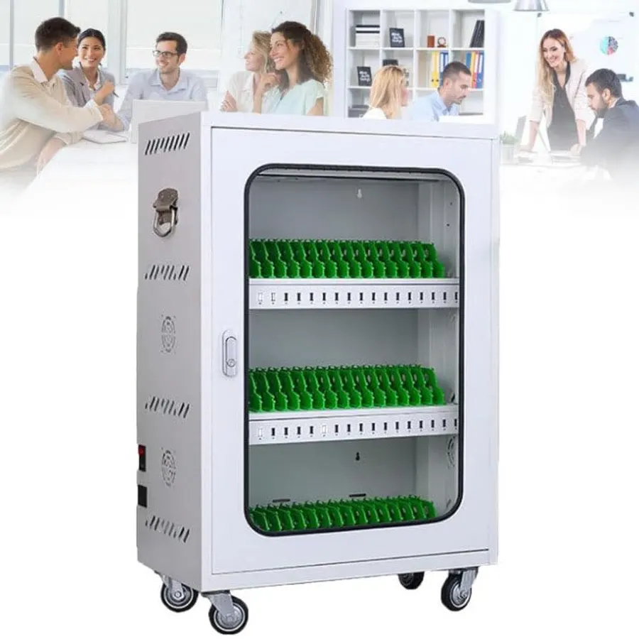12-60Ports Mobile Phone Storage Locker & USB Charging Station,Rechargeable Mobile Phone Charging Cabinet Mobilephone Charging Station,12Slots,60Slots