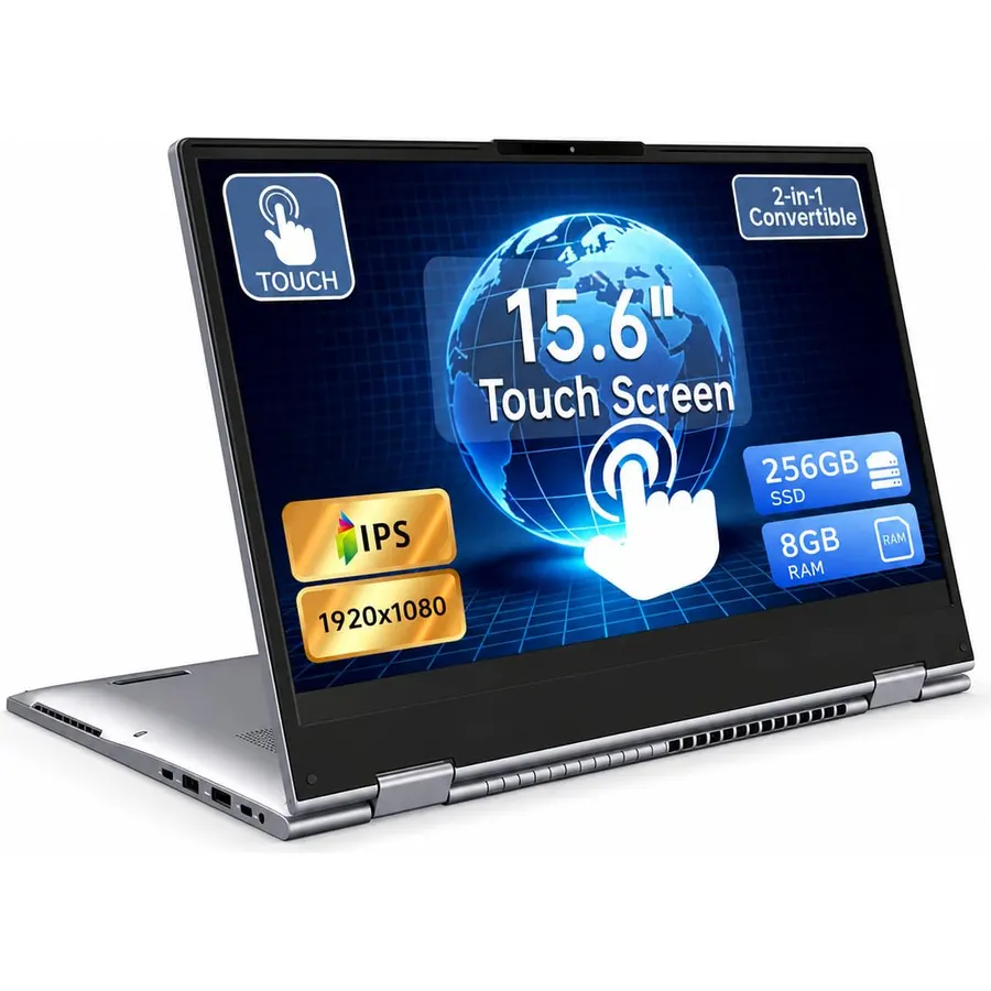 15.6" Yoga 2-in-1 Touchscreen Laptop, 8GB RAM 256GB SSD
