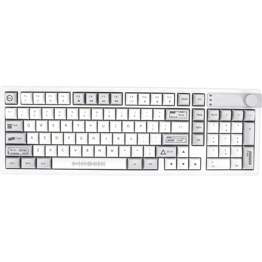 2.4G Wireless Keyboard Mouse Combo, 98 Keys