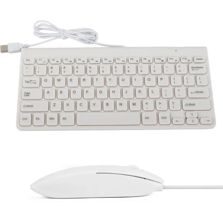 2Pack Wired Keyboard and Optical Mouse Combo for PC Laptop