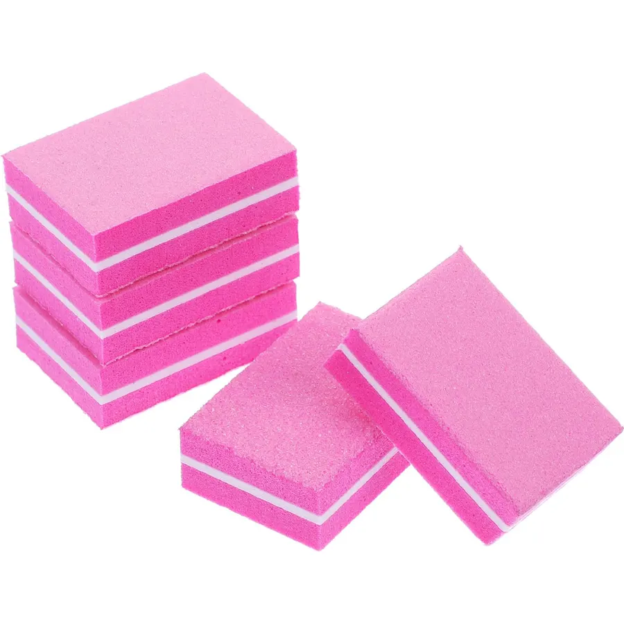 50 Pcs Sponge Nail File Buffer Block Double Sided
