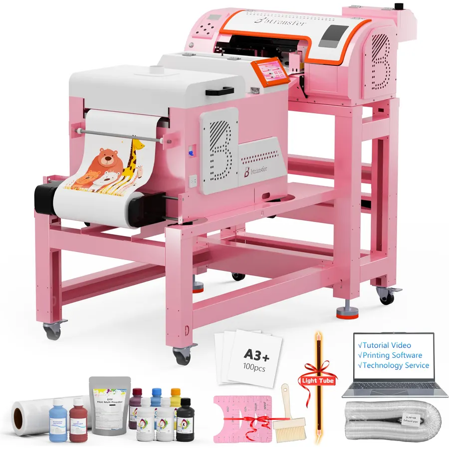 A3 M1630 Pro DTF Printer Combo with Shaker Dryer, Auto Cleaning