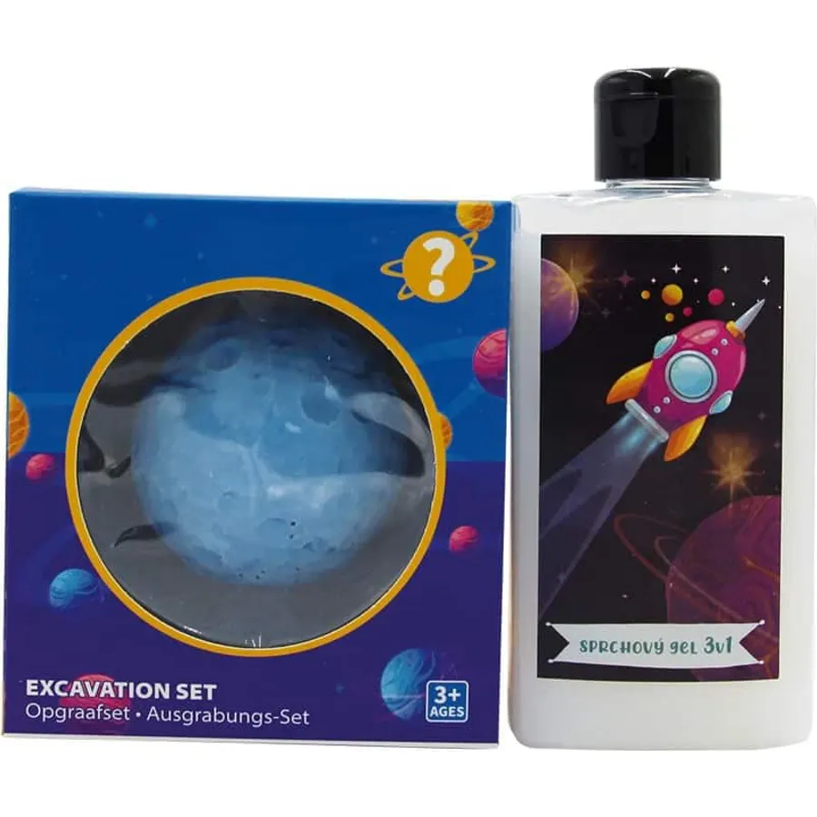 Bohemia Gifts Boys' 3-in-1 Shower Gel Gift Set Space