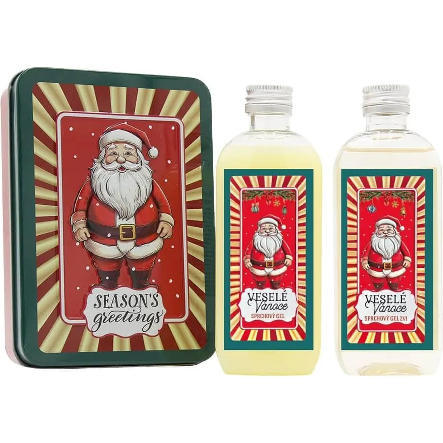 Bohemia Gifts Christmas Shower Gel Gift Set Santa