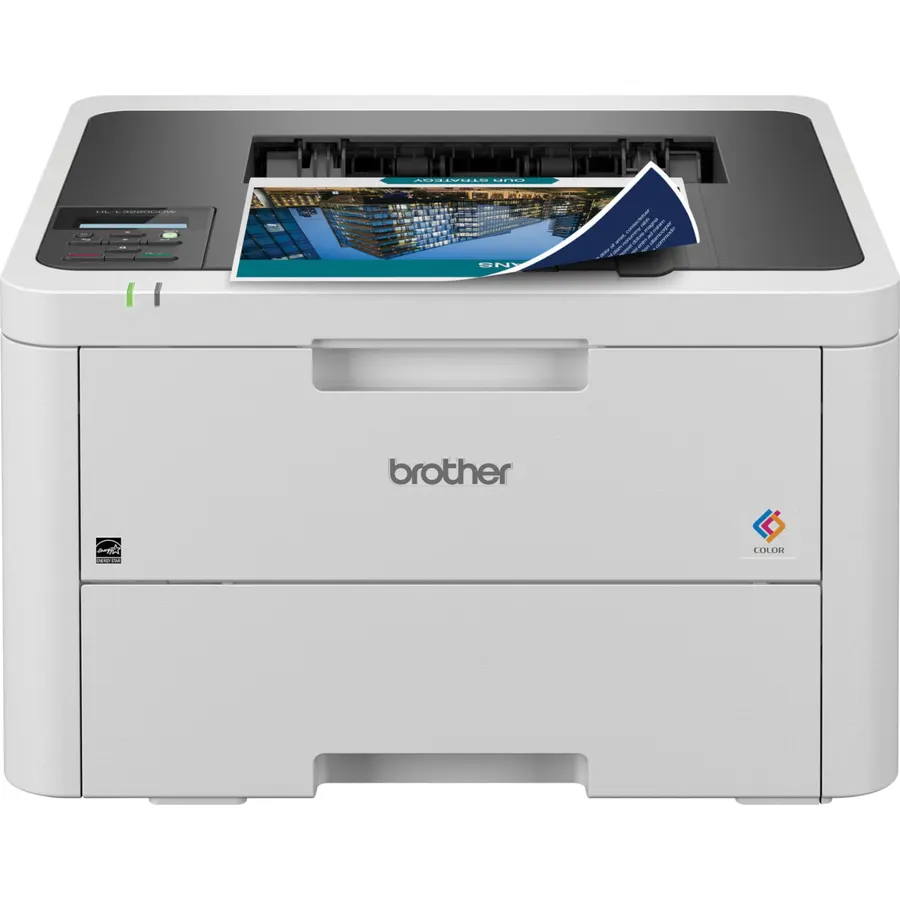 Brother Color Laser Printer with Wireless Printing Fast 19 PPM Output, Duplex Feature, Mobile Device Compatible, 250-Sheet Paper Tray for Professional Home Office Printing (HL-L3220CDW)