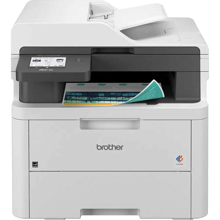 Brother MFC-L3720CDW Wireless Color Laser Printer, Scanner, Copier, Fax, Auto Duplex, 250-Sheet Capacity