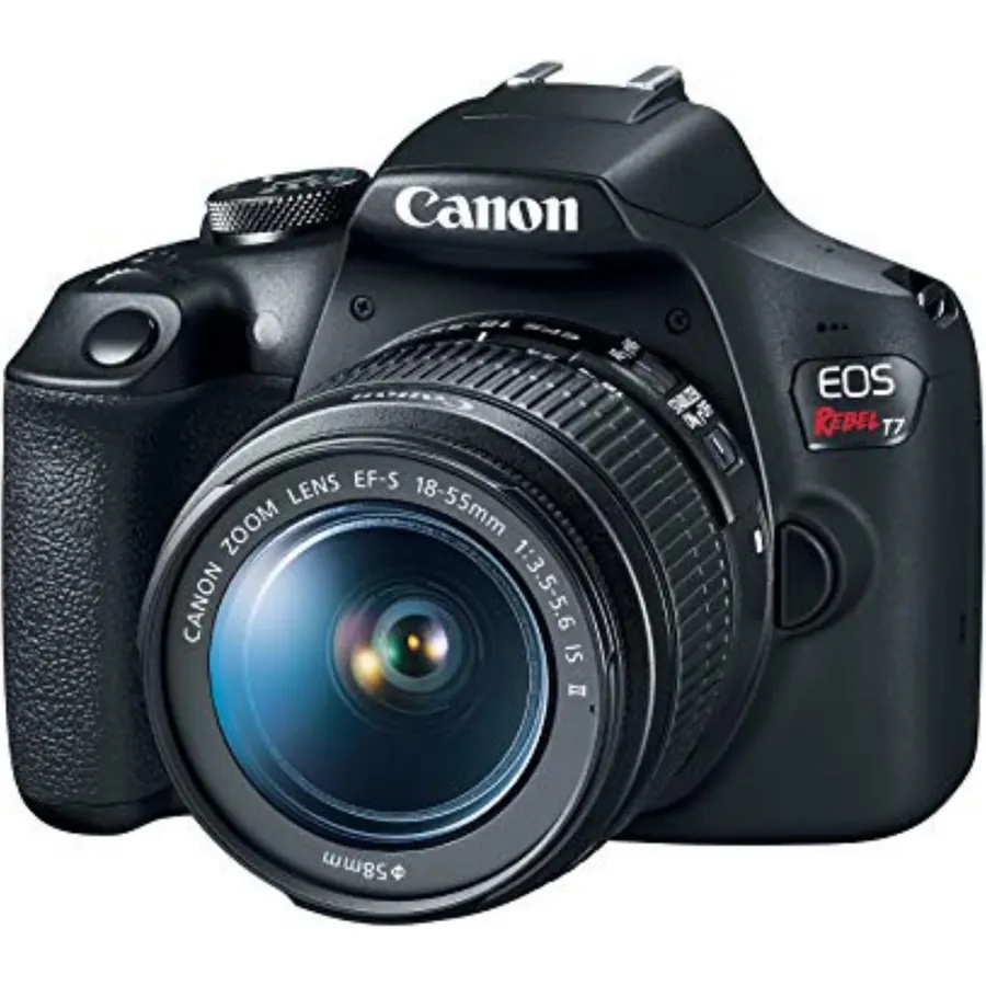Canon EOS Rebel T7 DSLR Camera EF-S 18-55mm f/3.5-5.6 is II Lens Kit