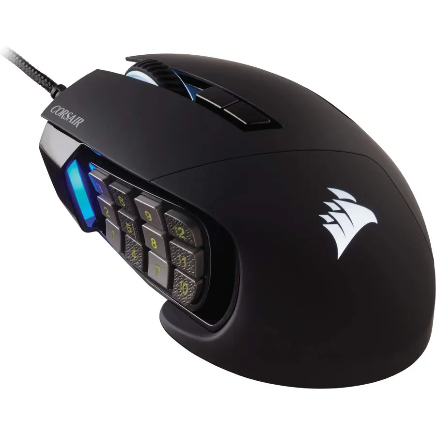 Corsair MS431 SCIMITAR RGB ELITE Gaming Mouse Multi-Button with RGB, CH-9304211-AP