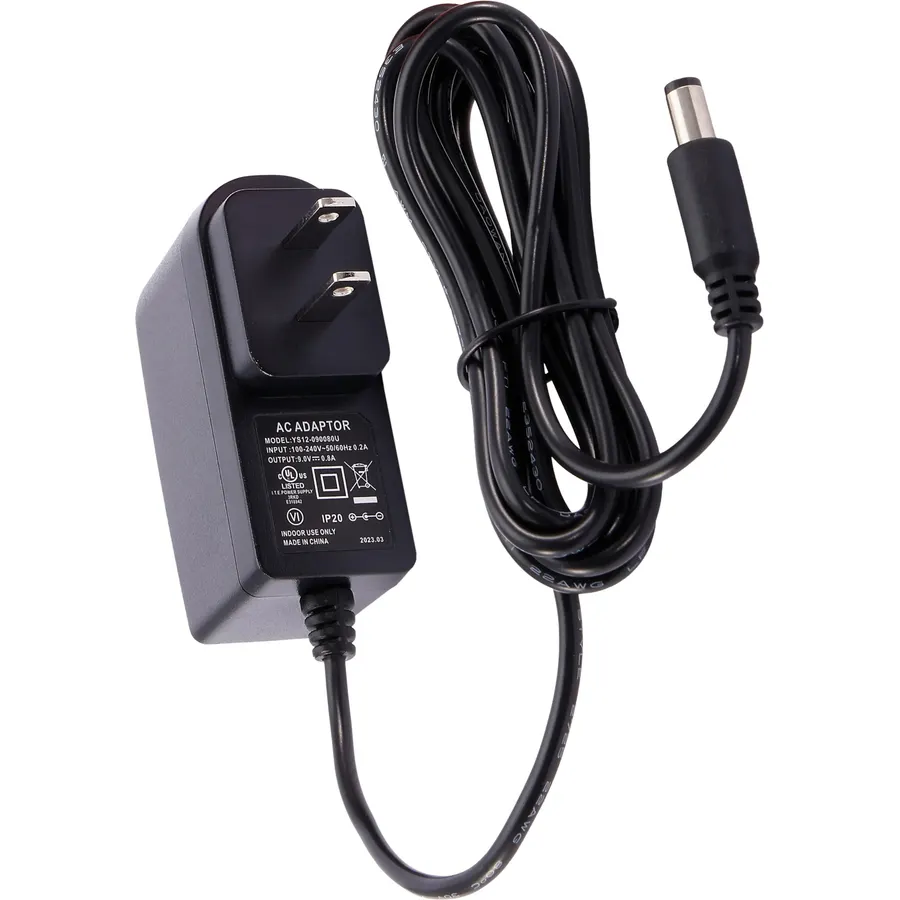 D'Addario Accessories PW-CT-9V DC Power Adapter – Pedalboard Supply - For Pedal Board and Other Devices Requiring 9V – 800mA Max Current