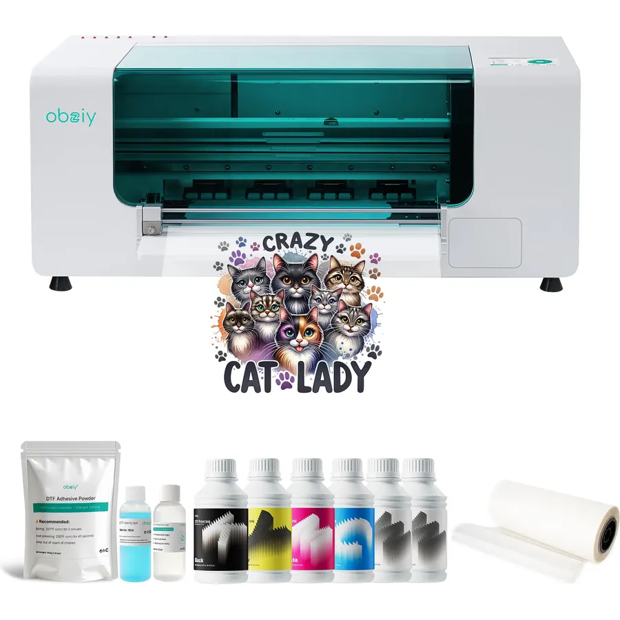 DTF Printer A3+ I3200 15" Transfer Printing Machine Built-in Film Cutter