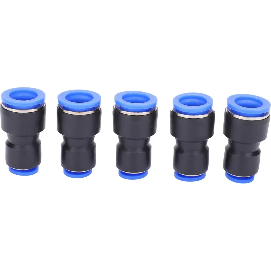 Durable 2-Way Pneumatic Connector Easy Insertion Water and Air Accessory for Pneumatic Systems