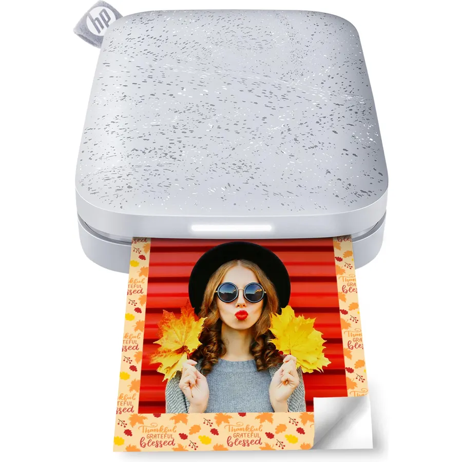 HP Sprocket Portable Photo Printer (2nd Edition) – Instantly print 2x3" sticky-backed photos from your phone – [Luna Pearl] [1AS85A]