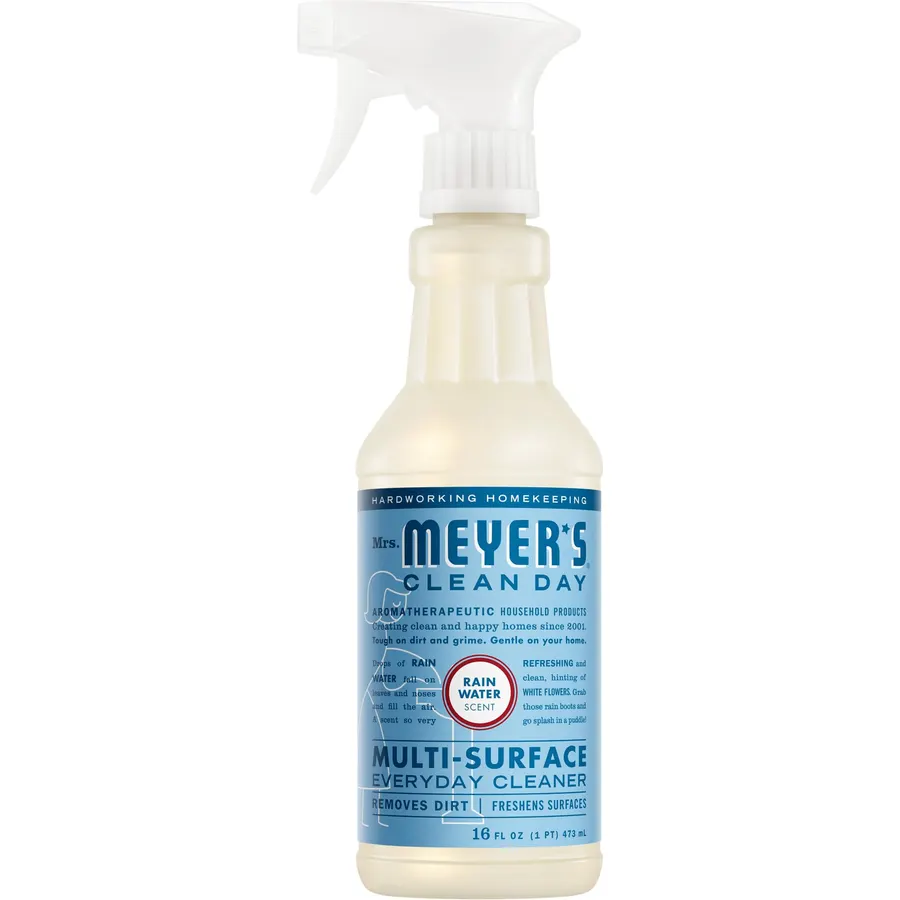 Mrs. MEYER'S CLEAN DAY Multi-Surface Cleaner, Rain Water, 16 Fl Oz (Pack of 6)