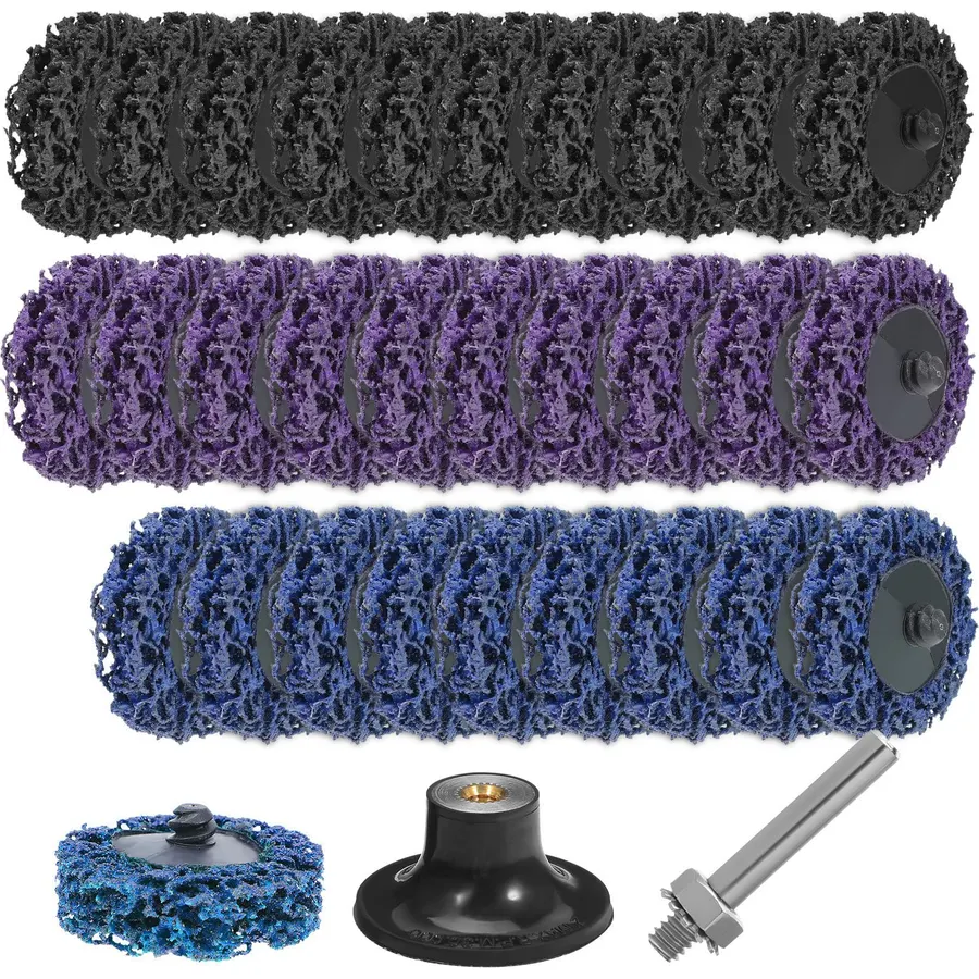 Nylon Strip Discs for Angle Grinders Paint Removal Metalworking Projects