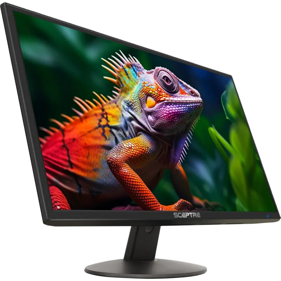 Sceptre 24-inch Prime Monitor, 1080p LED, 99% sRGB, 100Hz, 2x HDMI, VGA, Built-in Speakers (E248W-19203R)