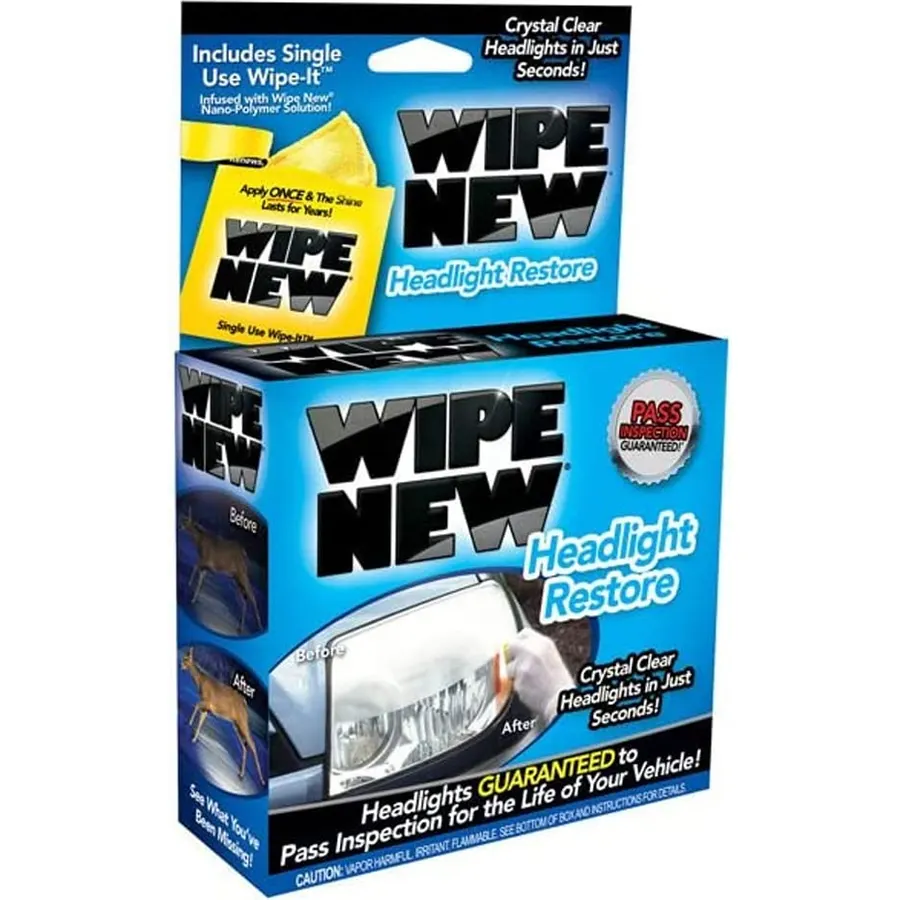 Wipe New HDL6PCMTRRT Headlight Restore Kit